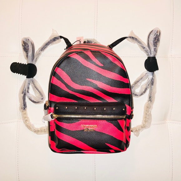 ♥️HTF VS Red Zebra Small City Backpack - Picture 2 of 7